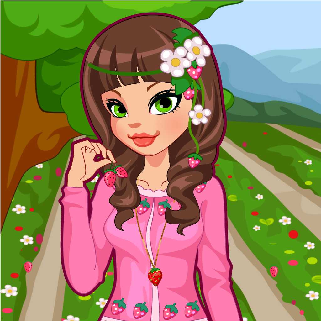 strawberry girl by ChunYan Shi